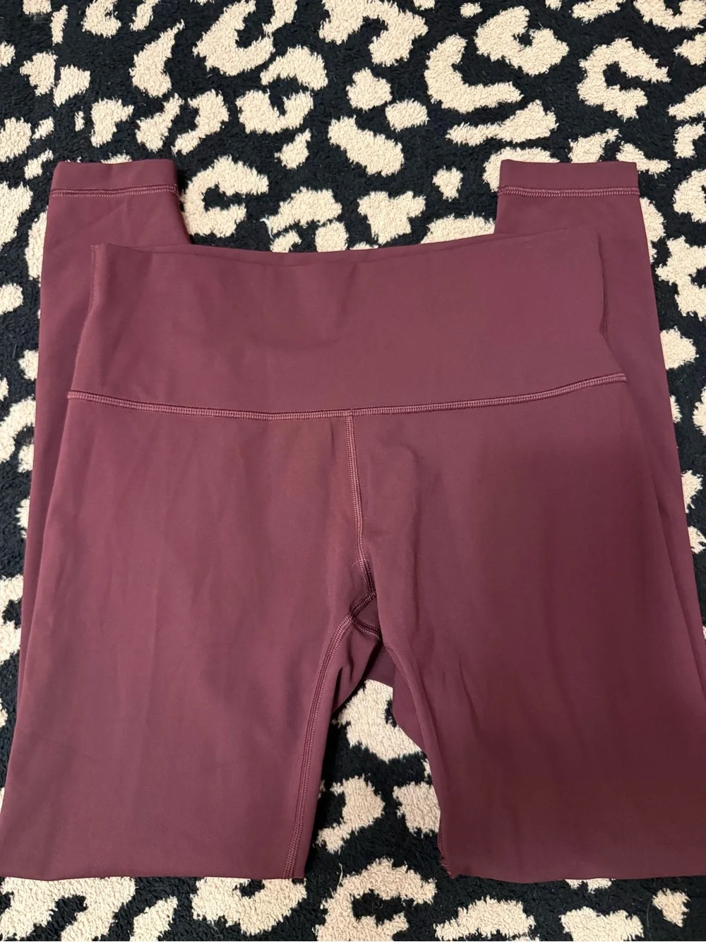 Lululemon High-Rise Align Burgundy Leggings